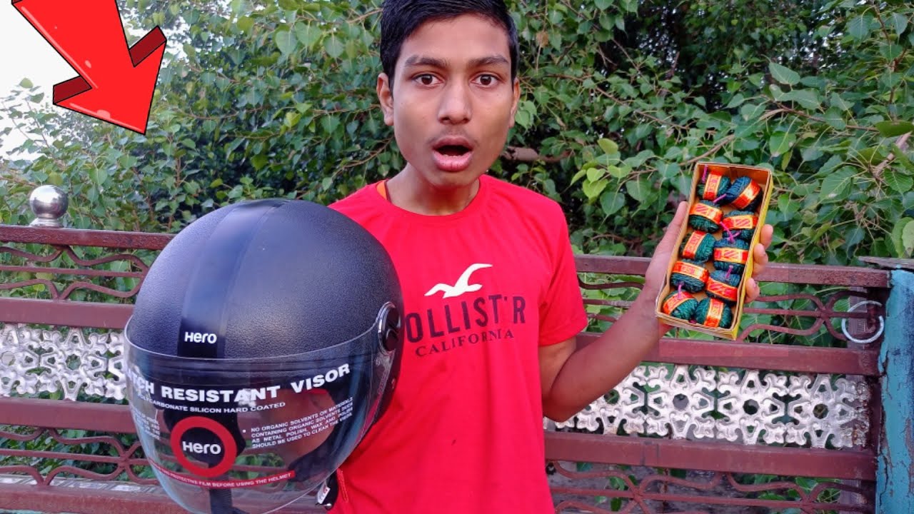Helmet Vs Vip Sutli 💥 | Will It Survive ? Helmet Test | Diwali Special | Expert XYZ #youtubelongs