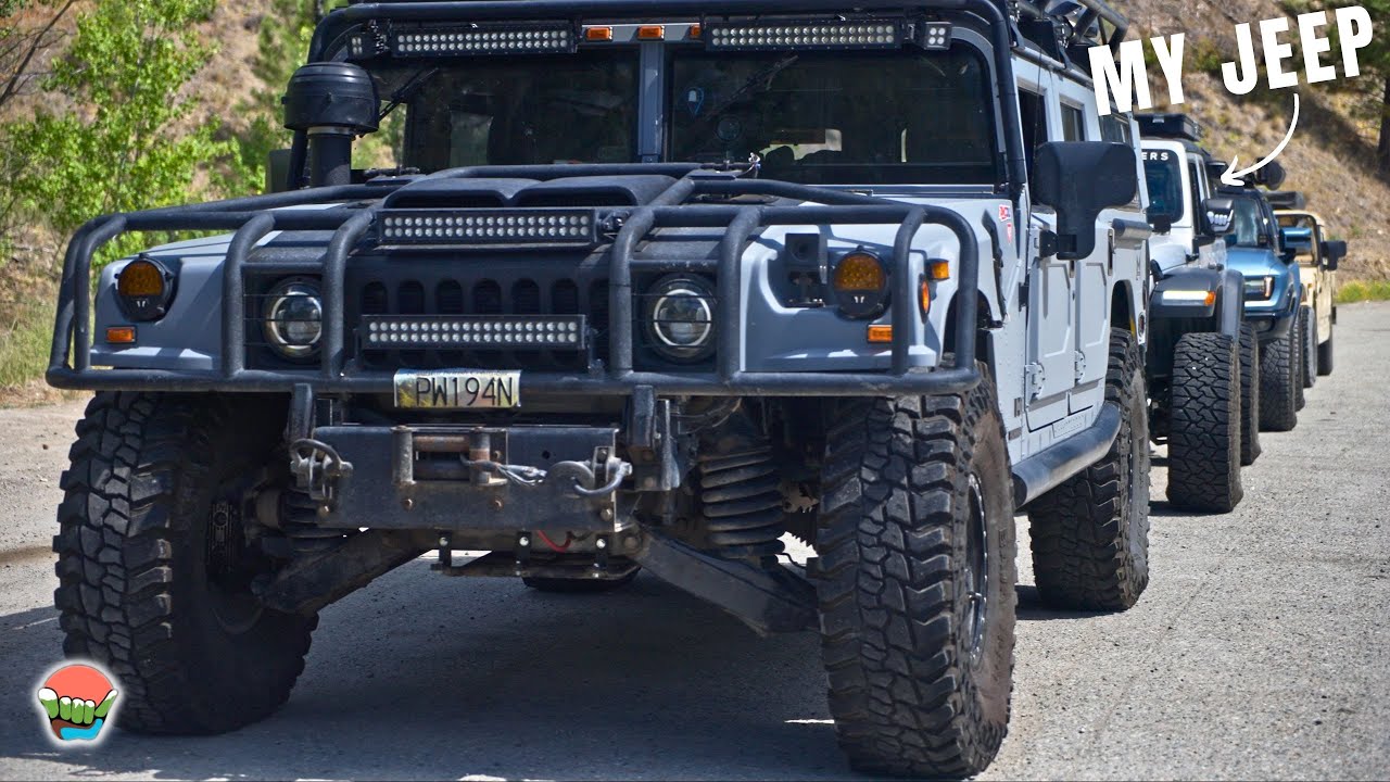 Я взял свой JEEP GLADIATOR на забег HUMMER!
