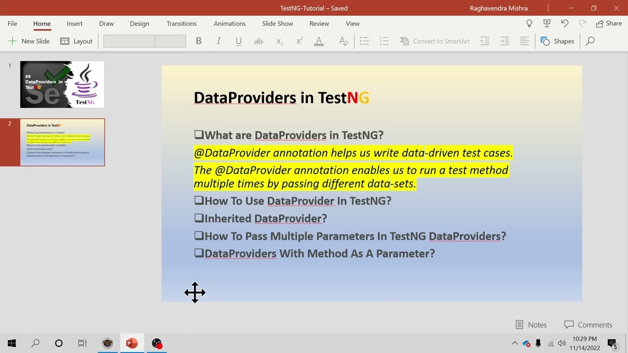 Inherited DataProviders & Dataprovider accepting Method as a Parameter in TestNG | Explained Nicely!