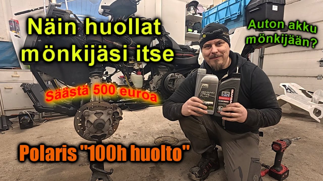 Polaris sportsman 570 Huolto