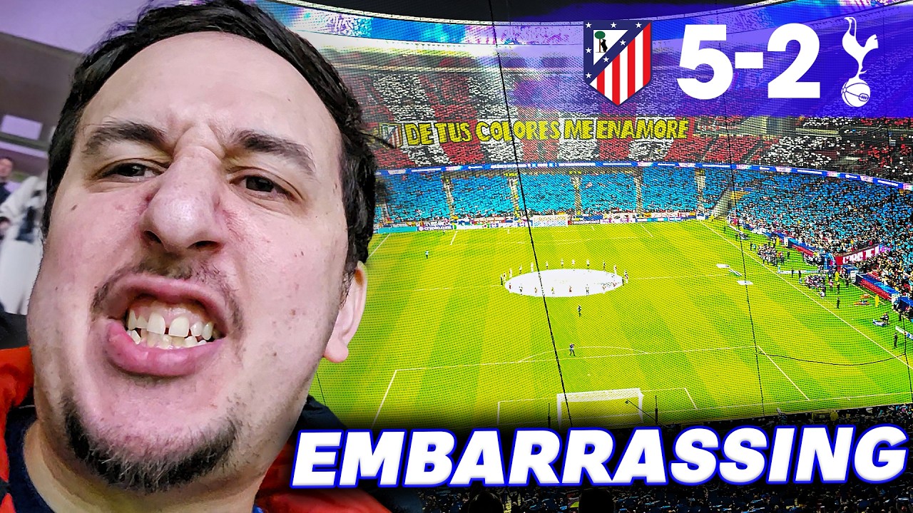 We Just Went 3-0 Down After 16 Minutes... ATLETICO 5-2 TOTTENHAM [CHAMPIONS LEAGUE VLOG]