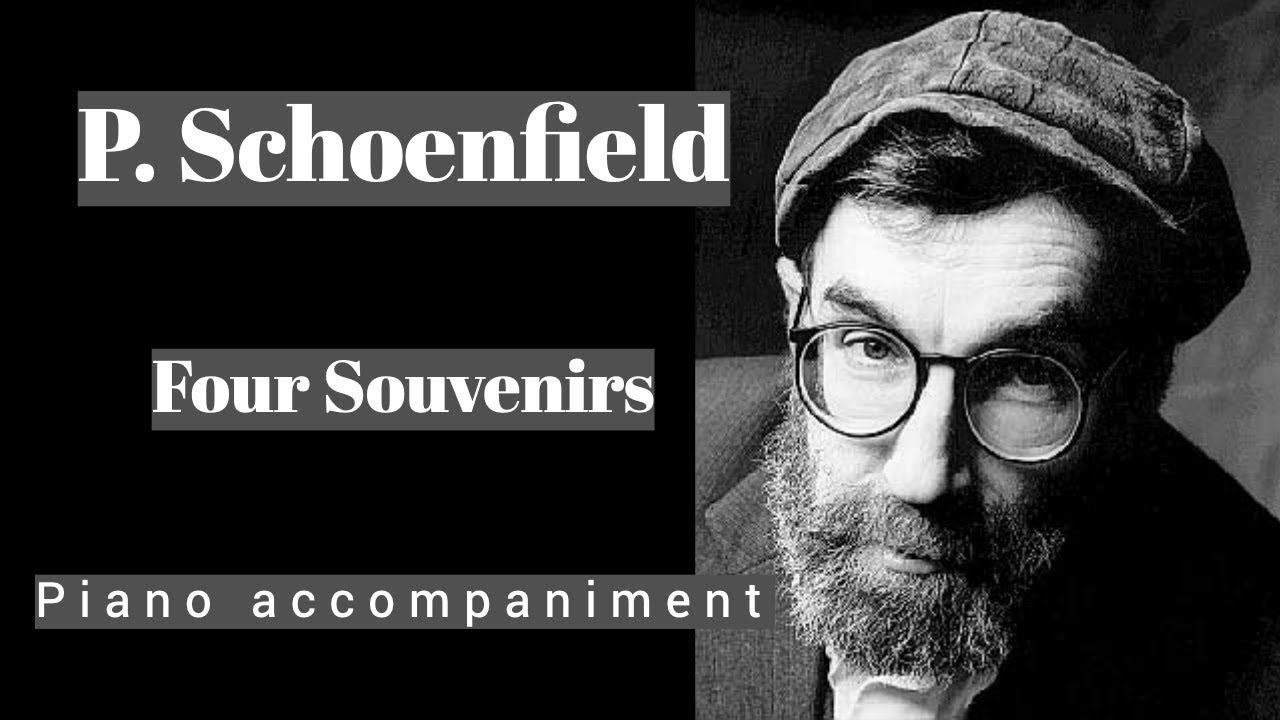 Schoenfield - Four Souvenirs - Piano Accompaniment