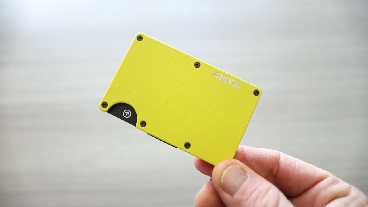 Ridge Hyper Lime Wallet - You Have To See This New Color!
