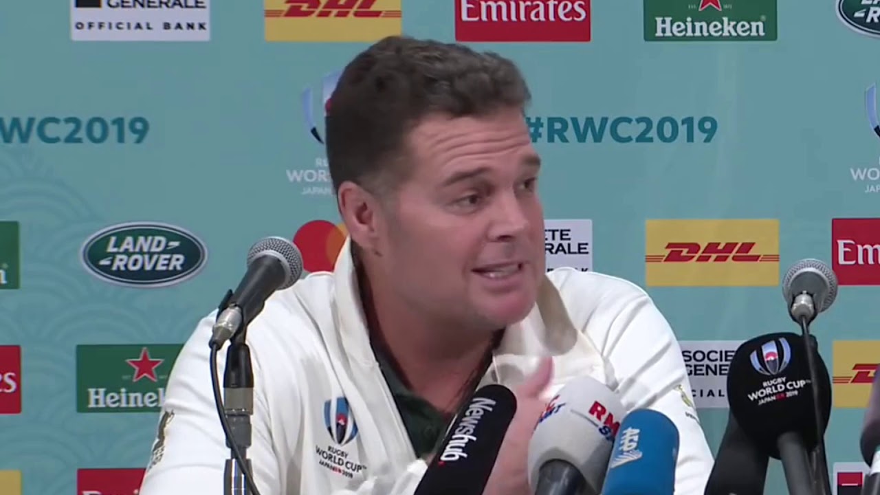 #RWC2019:  #RWCfinal:  @Springboks coach Rassie Erasmus on impact of Siya Kolisi's captaincy