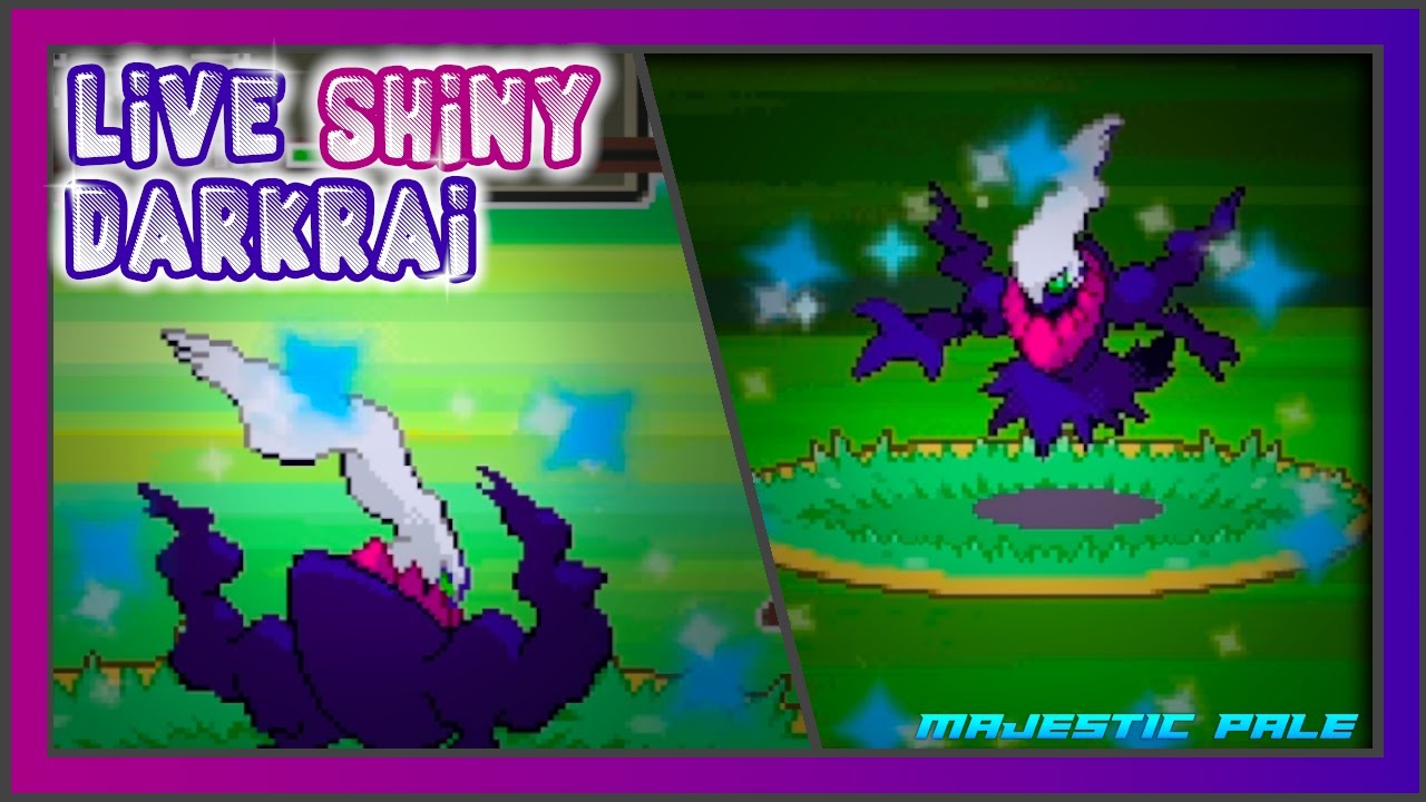 [LIVE] Shiny Darkrai after 5188 SRs in Platinum