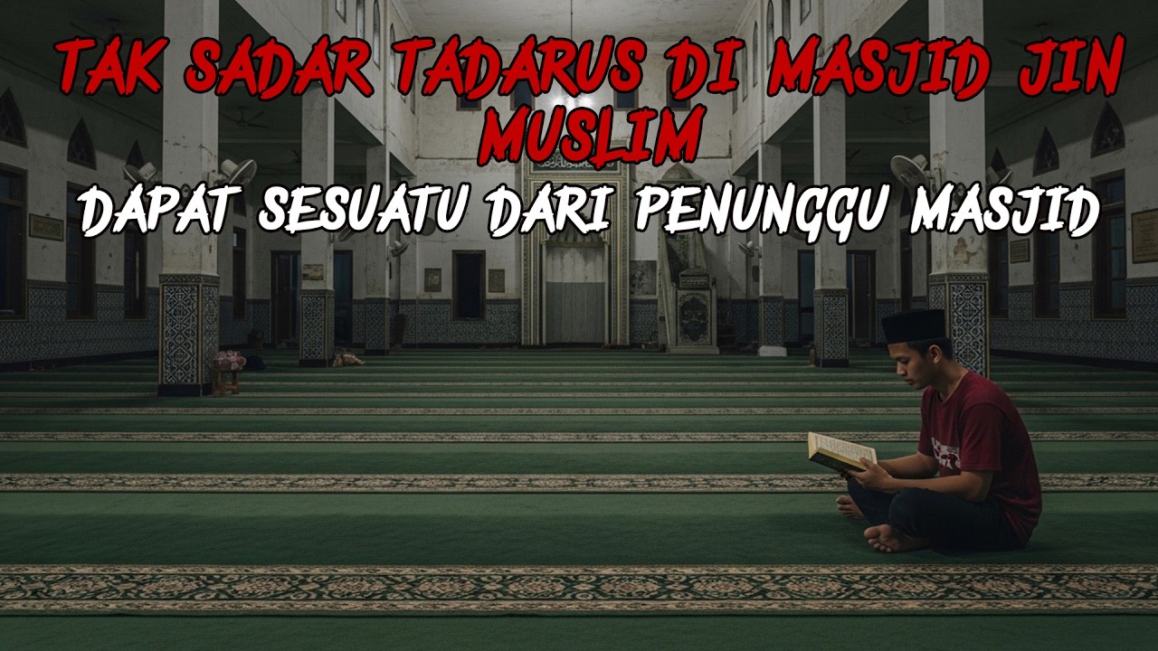 TAK SADAR TADARUS RAMADHAN DI MASJID JIN MUSLIM, DIBERI SESUATU DARI JIN MUSLIM PENUNGGU MASJID