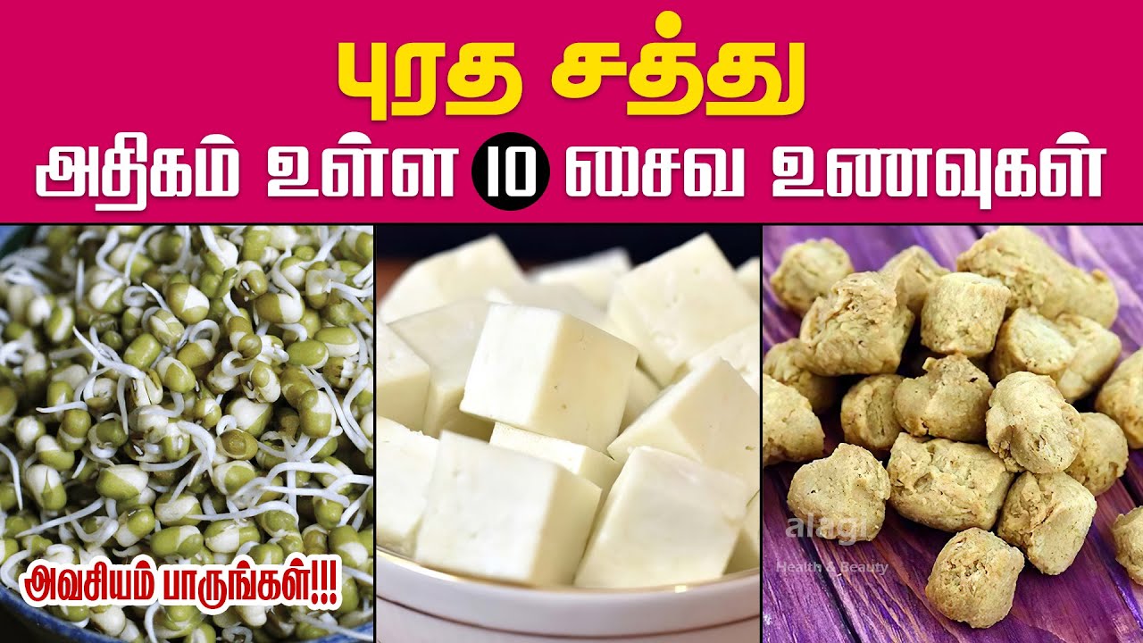 புரத சத்து அதிகம் உள்ள சைவ உணவுகள் |Protein rich vegetarian foods |High in Protein |Cheapest Protein