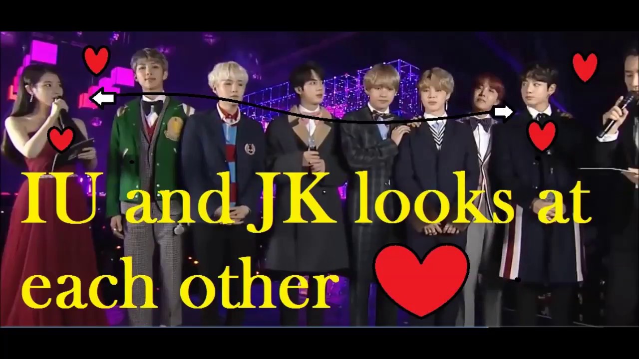 IU and JUNGKOOK @ GAYO MOMENTS 2017