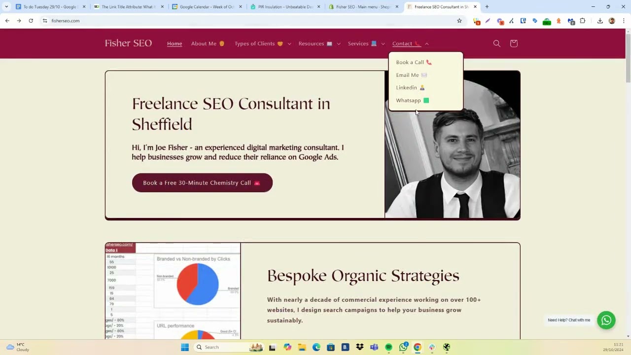 Editing the main navigation in Shopify