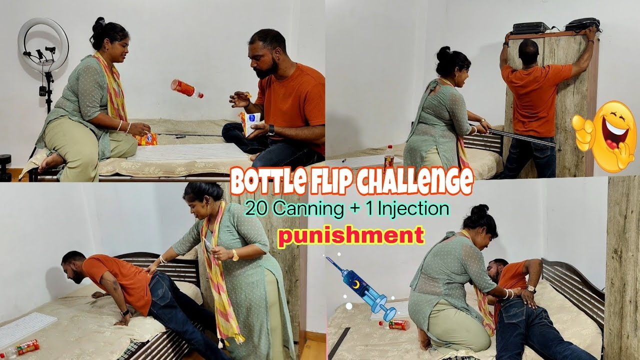 Bottle Flip Challenge Gone Wrong 😱 | 20 Cans + 1 Injection Punishment