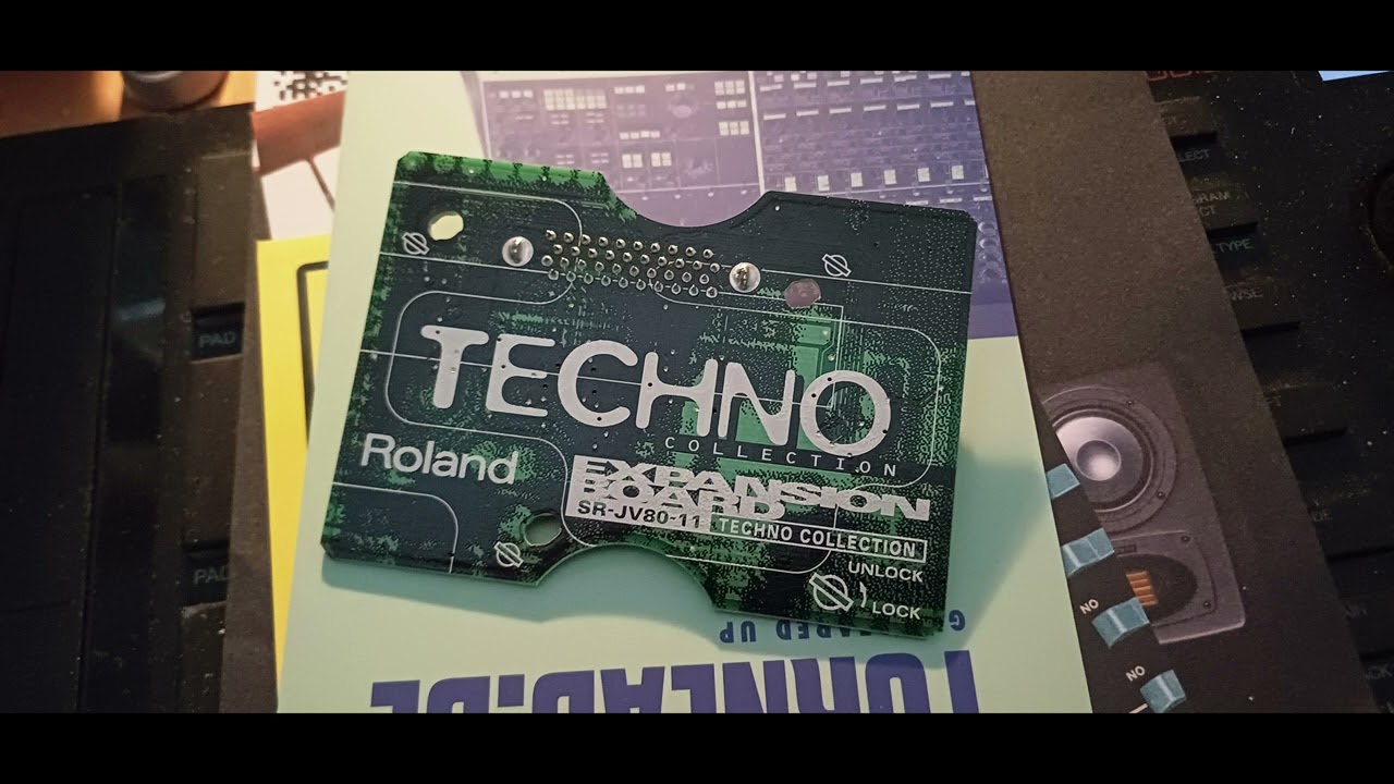 Roland SR JV Techno board sounds