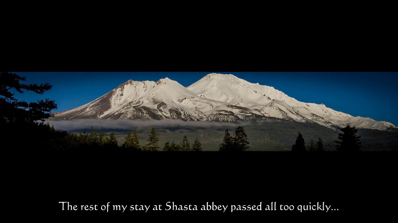 Images of America, from a stay at Shasta abbey