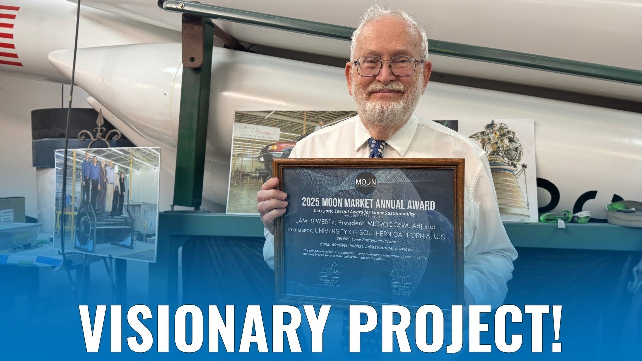 Man Awarded for Moon Settlement Ideas