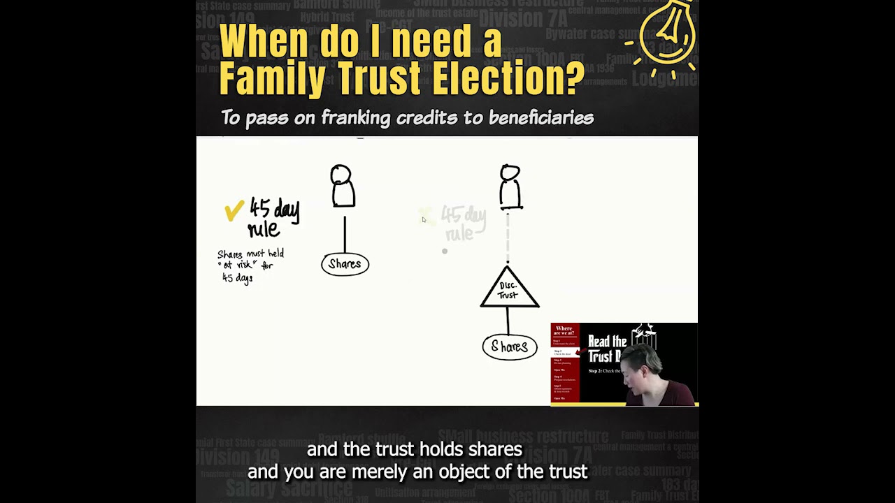 Why make a Family Trust Election?