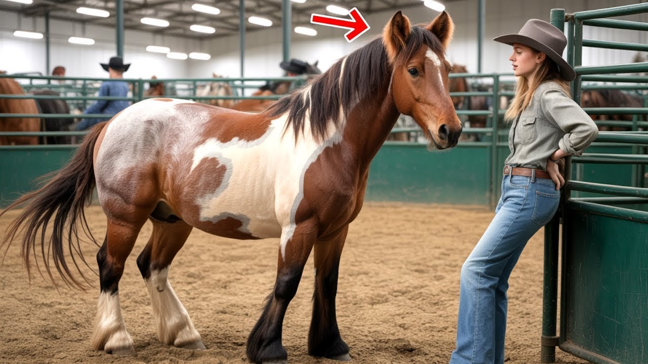 Niemand wollte das „hässliche“ Pferd bei der Auktion – bis eine Rancher-Tochter sah, was übersahen!!