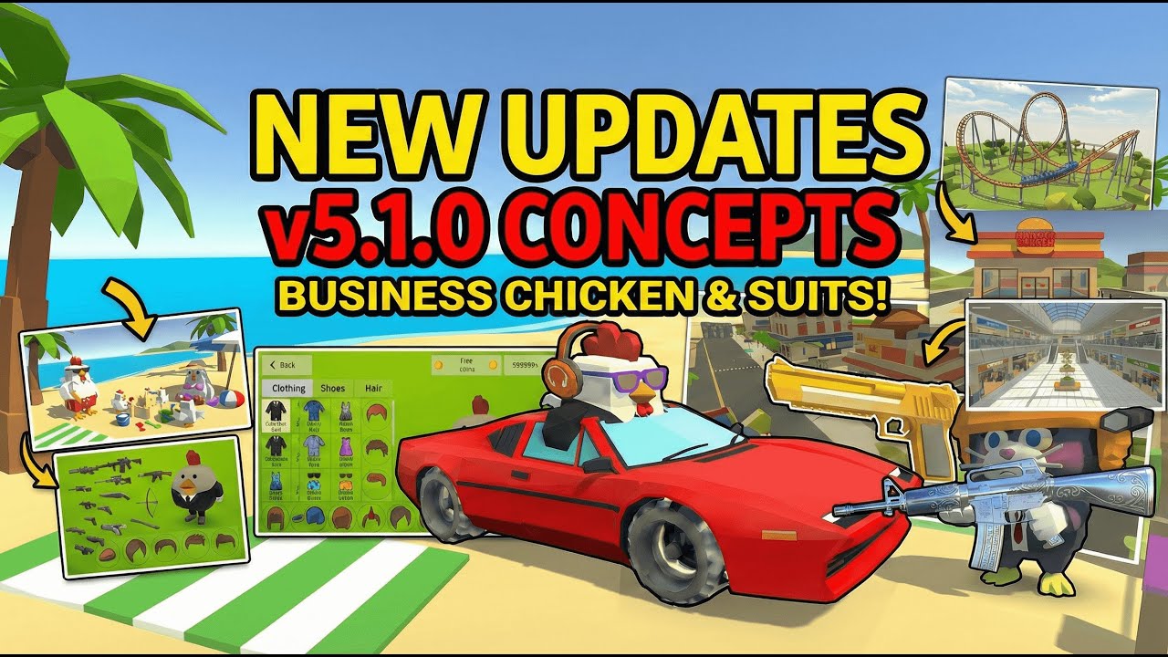 Chicken Gun New Update 5.1.0 Concepts | What I Think Should Be Added!