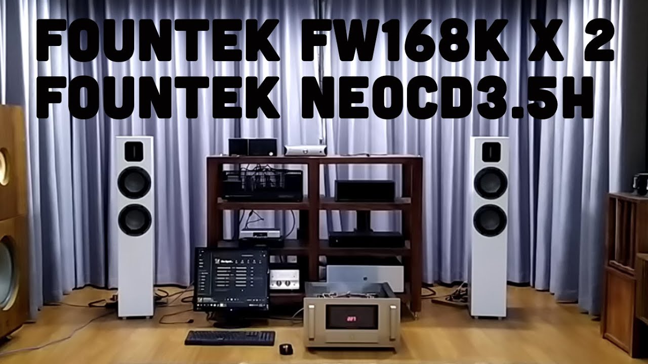 Clip test White-k speaker from Maybelle Audio using Fountek FW168K, super trepble Fountek NeoCD3.5H