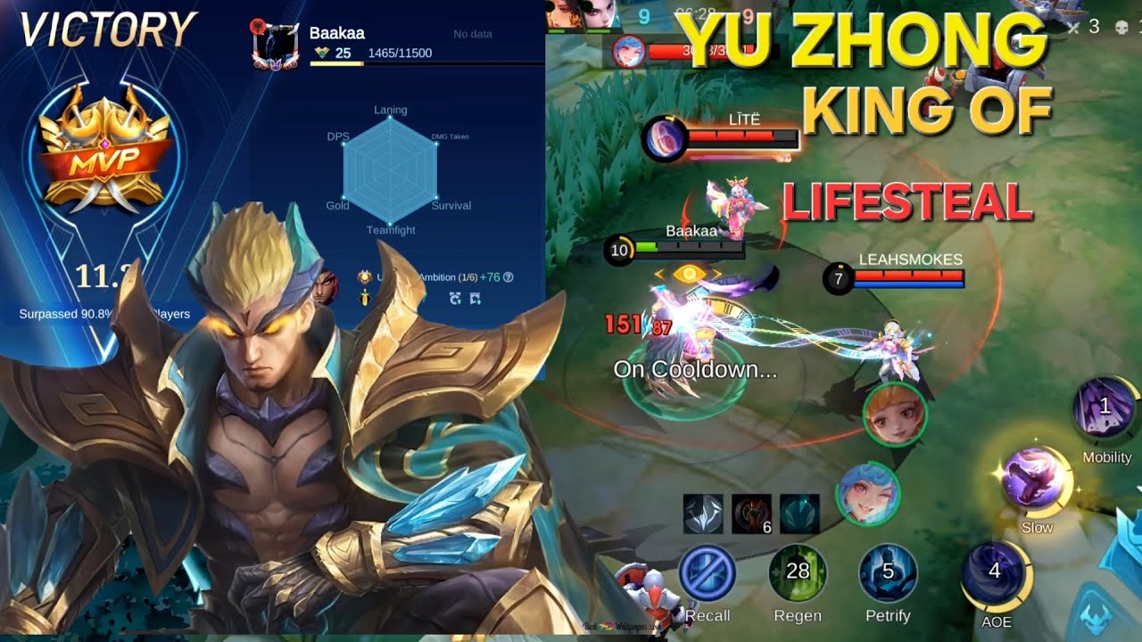 POOR ENEMIES... 💀 Yu Zhong's Life Steal is Ruining Friendships!