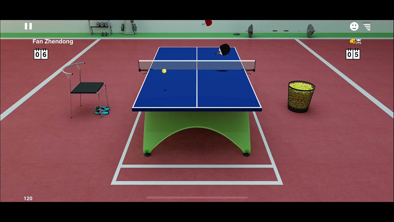 虛擬乒乓球  ? vs Fan Zhendong
