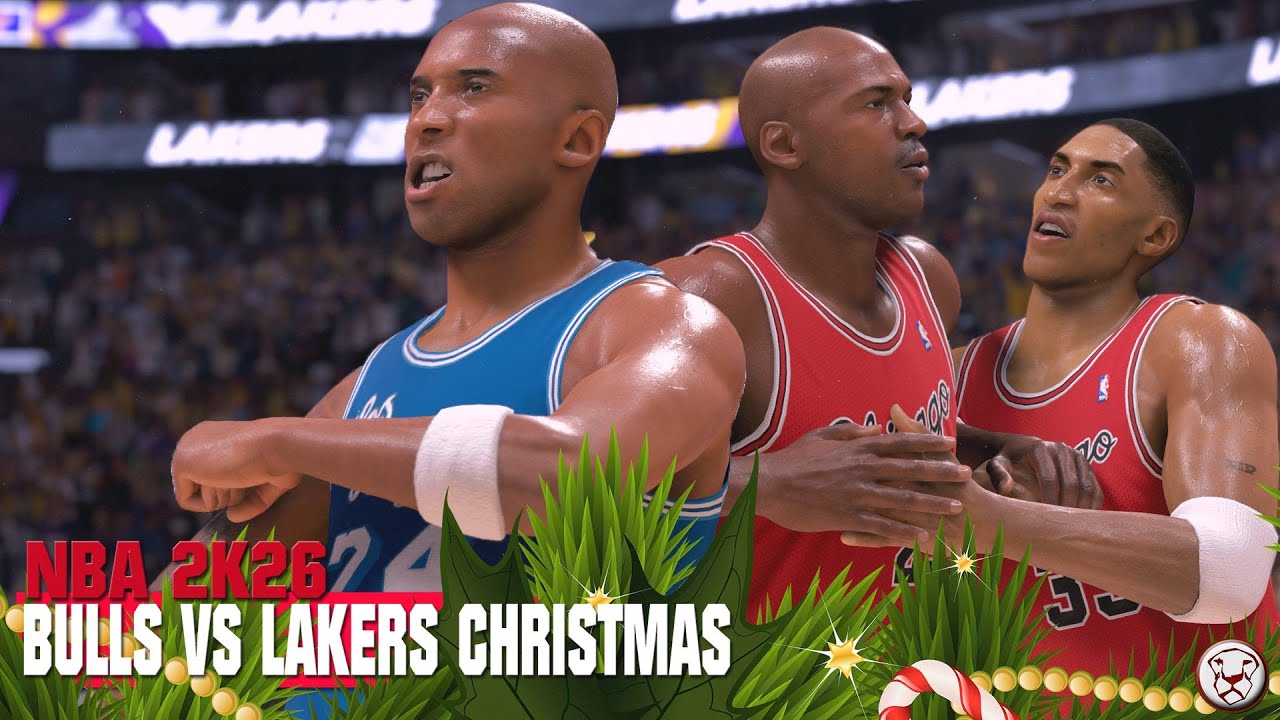 NBA 2K26: Обзор матча «Буллз» — «Лейкерс» | Рождественский матч NBA