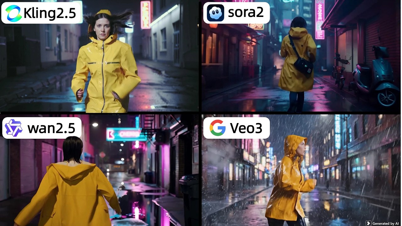 【AI文生视频实测】我用了上百个AI视频工具，我只推荐这些！这才是AI P视频的神 | Sora 2 | Veo 3 | Kling 2.5 | WAN 2.5（附AI视频剪辑教学）