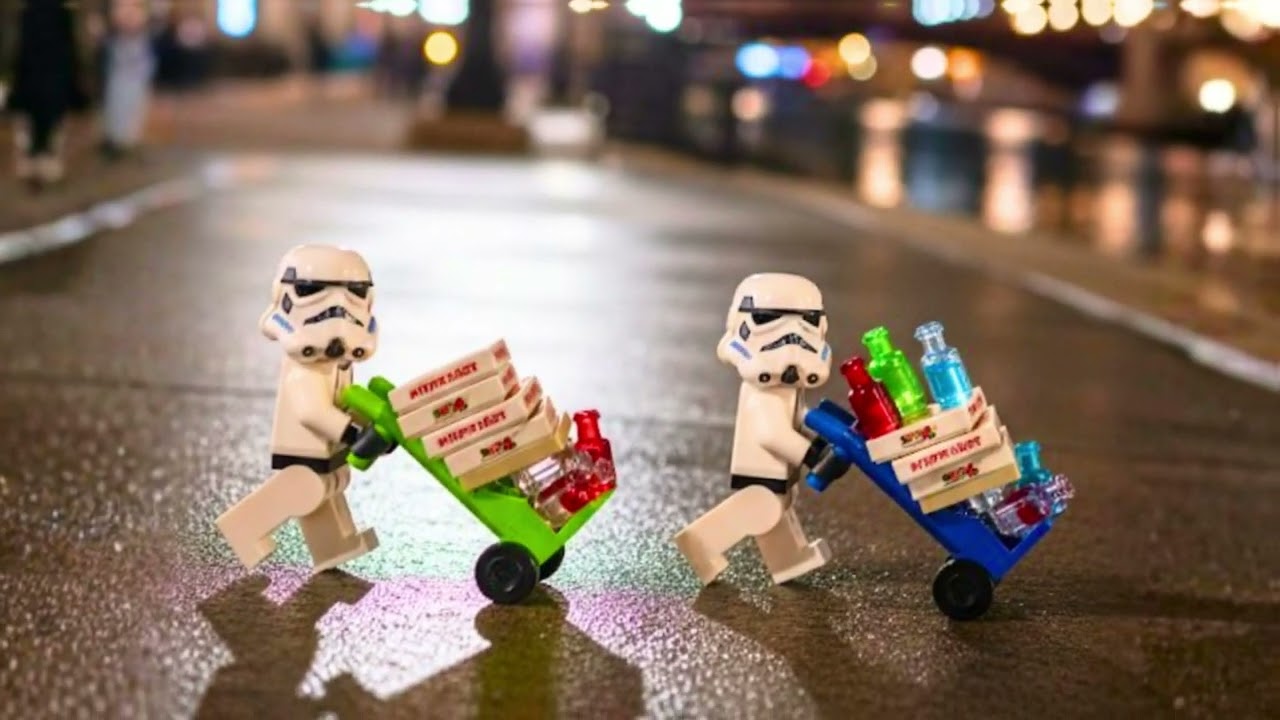 Relaxing Lego Minifigure Wallpaper: World Landmarks & Piano Music for Sleep/Focus