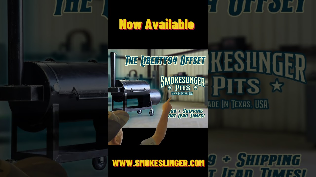 An American Badass: The Liberty 94 Offset Smoker by Smokeslinger 🇺🇸Ready to level up your BBQ game