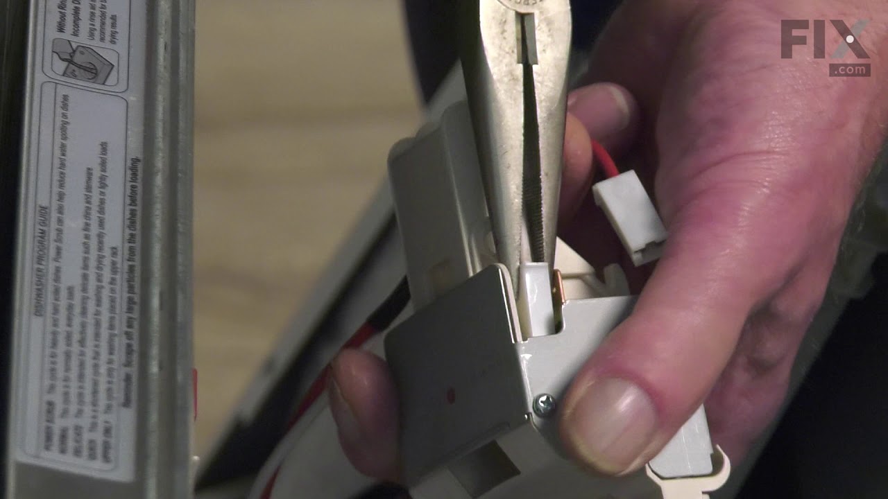 LG Dishwasher Repair - How to Replace the Door Latch