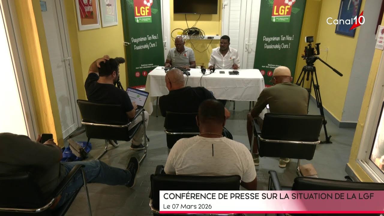CONFÉRENCE DE PRESSE SUR LA SITUATION DE LA LIGUE GUADELOUPÉENNE DE FOOTBALL du 07 Mars 2026