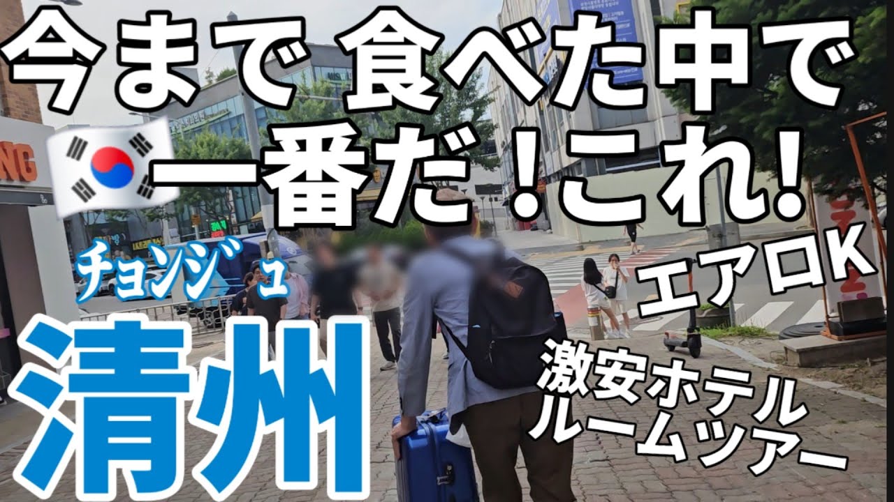 最後にガックリ😨韓国旅行 激ウマカルビ!!初めての清州(ﾁｮﾝｼﾞｭ)で 驚く 日本人夫婦!!#韓国清州 #韓国旅行 #日韓夫婦