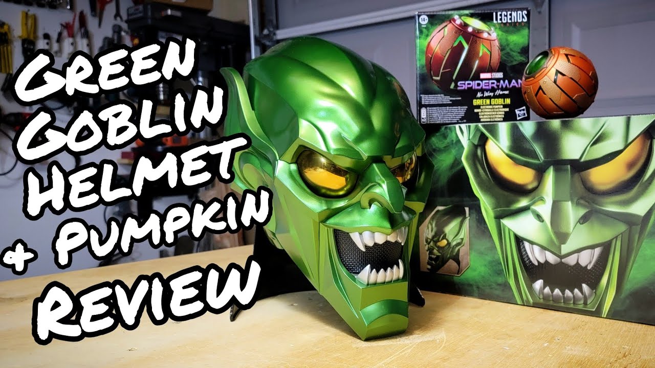 Marvel Legends Green Goblin Helmet & Pumpkin Review