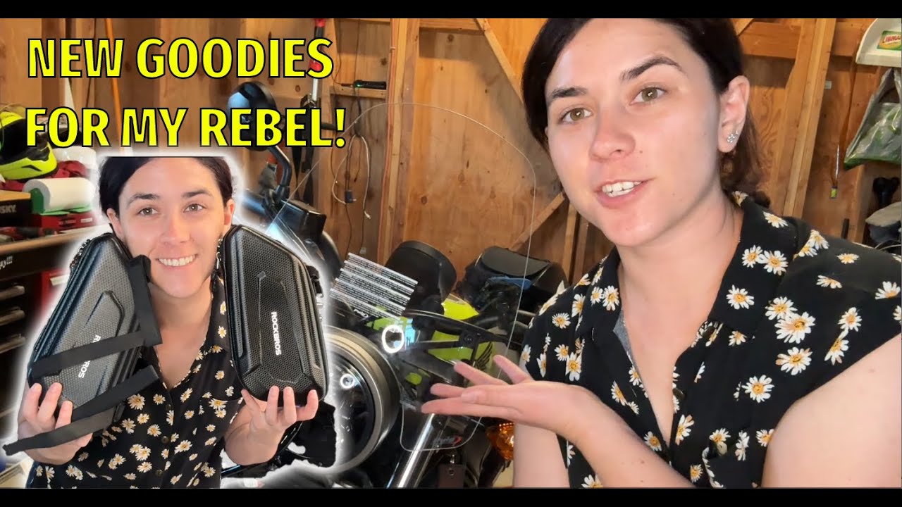 Installing the Puig Touring Windshield on my Honda Rebel 500!