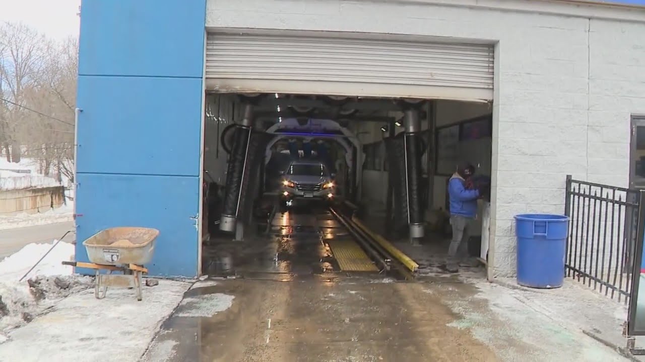 Car washes cleaning up after snowstorm hit Connecticut