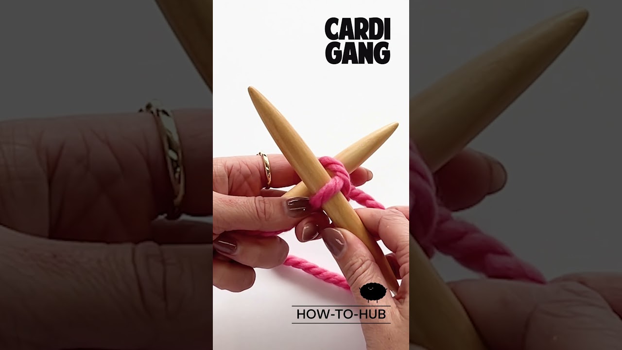 How To Cast On | Learn To Knit With Cardigang