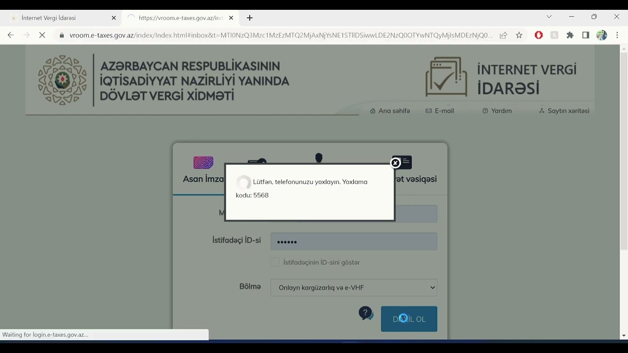 Sadələşdirilmiş vergi bəyənnaməsi. Rüblük vergi Hesabatının göndərilməsi.
