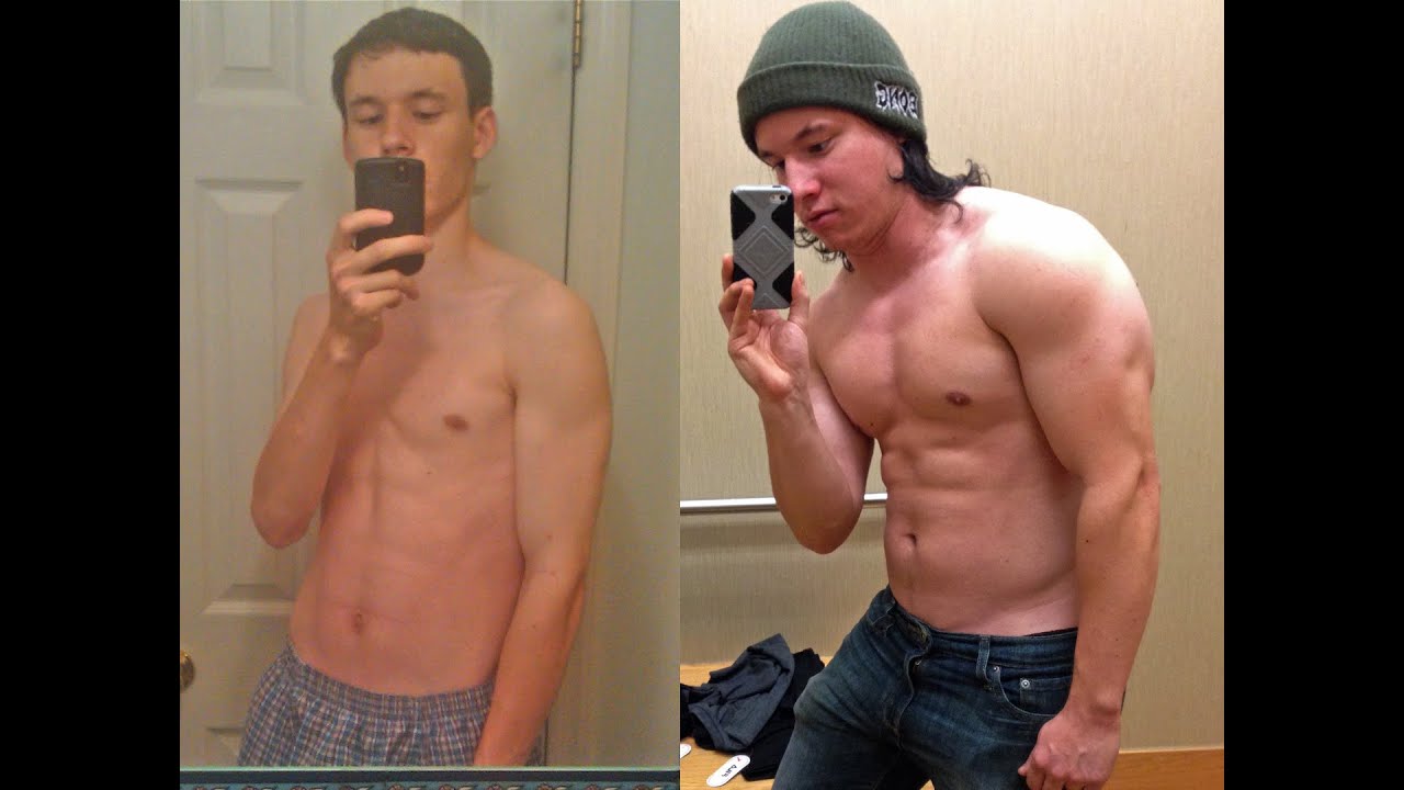 SKINNY to MUSCULAR Insane Transformation 50lb gain