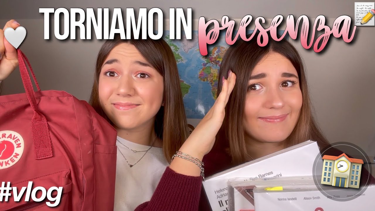 VLOG TORNIAMO A SCUOLA IN PRESENZA 💗🏫