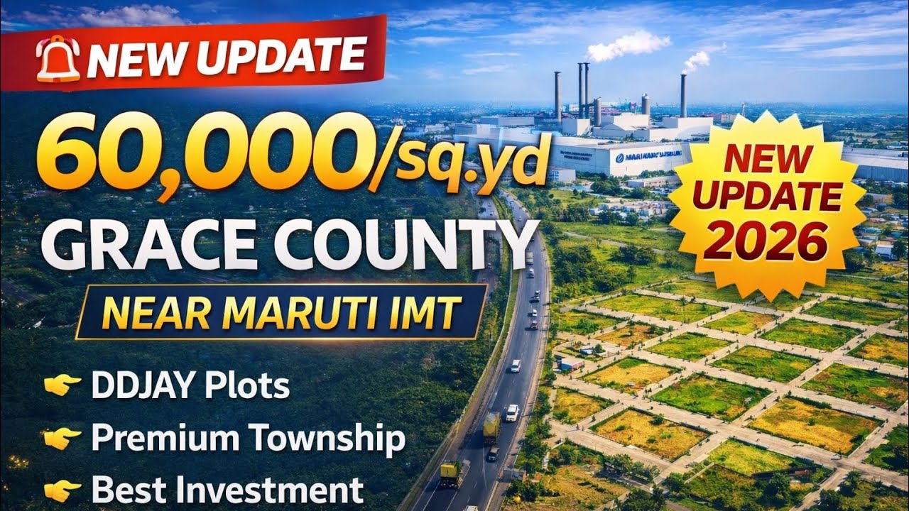 Grace County Sector-7 Kharkhoda New Update | DDJAY Plots @60,000 | #plot #plotforsale #plotsforsale
