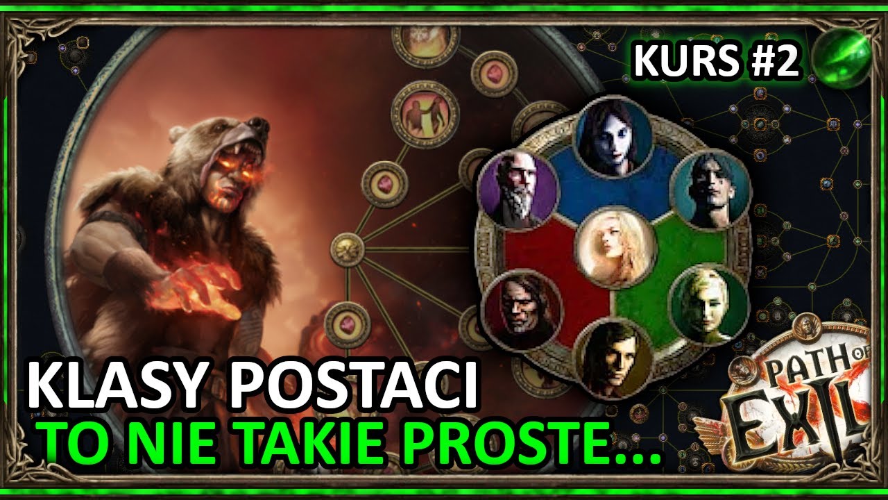 Zrozumieć KLASY POSTACI - Dlatego PoE nie jest proste ◼ #2 Kurs Path of Exile (Poradnik)