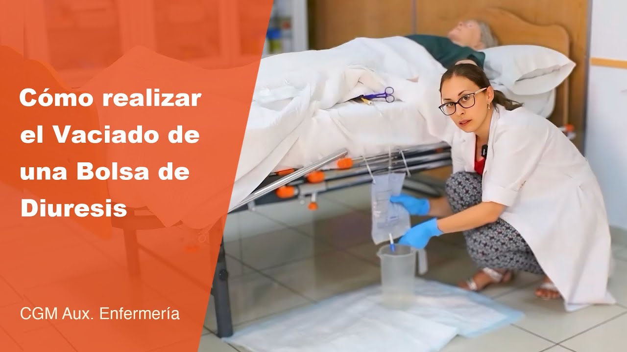 Vaciado de bolsa de diuresis