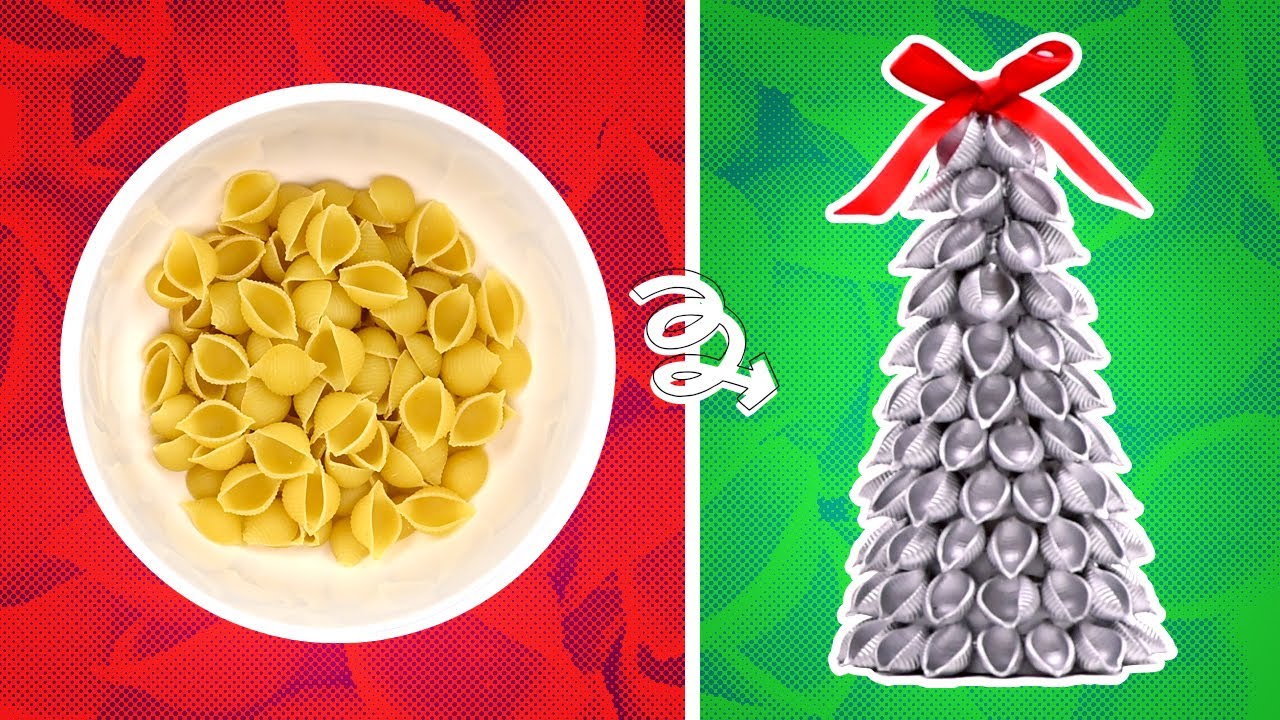 Pasta Christmas Tree | 3D Noodle Christmas Tree
