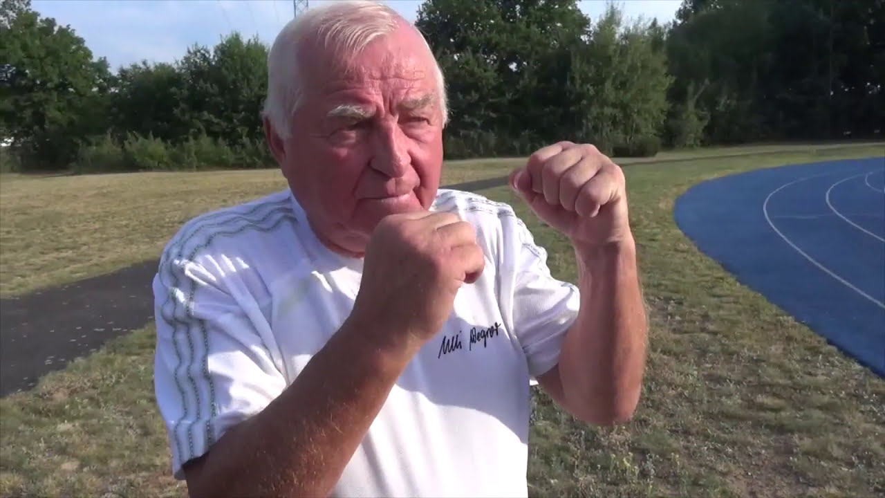 Uwe Hück und Luan Krasniqi im Training mit Ulli Wegner