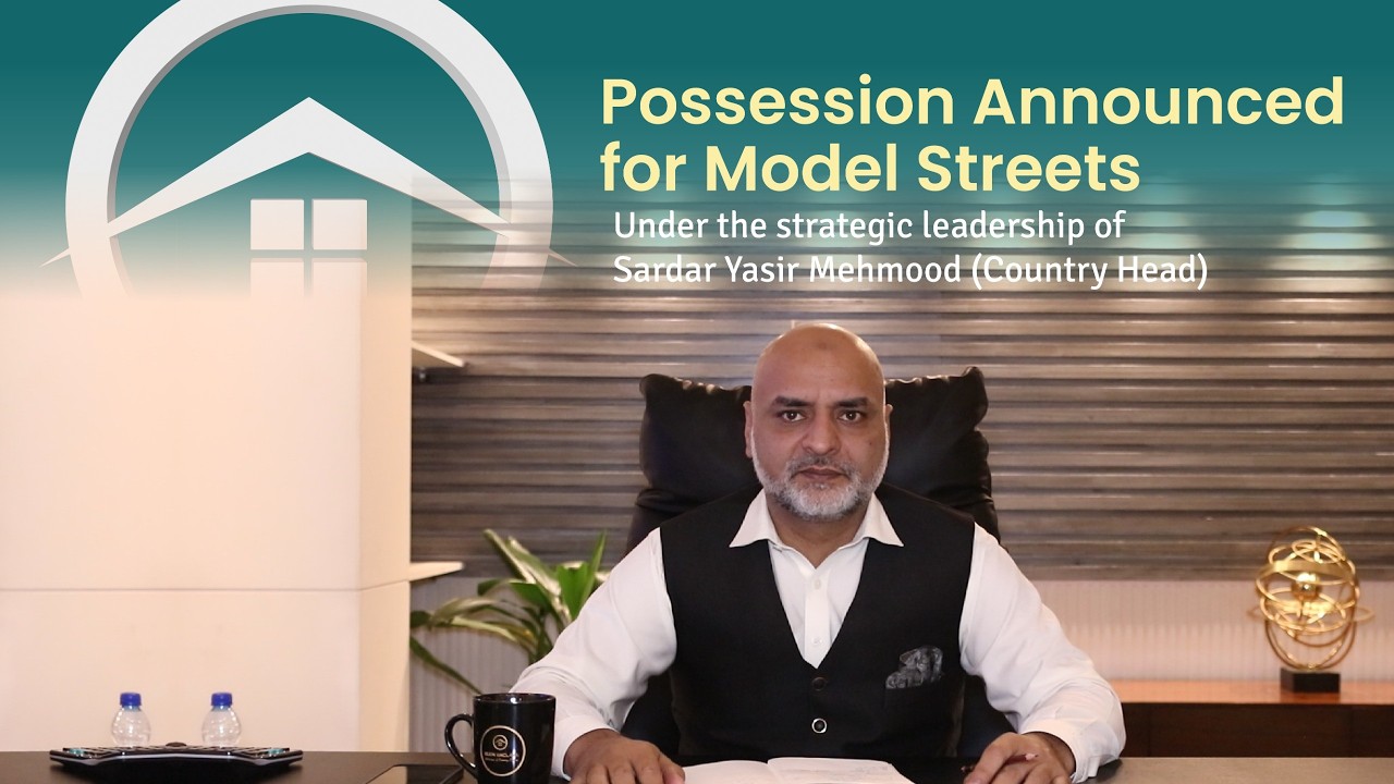 BIG ANNOUNCEMENT by Sardar Yasir Mehmood | Model Streets Possession Delivered | RUDN Enclave