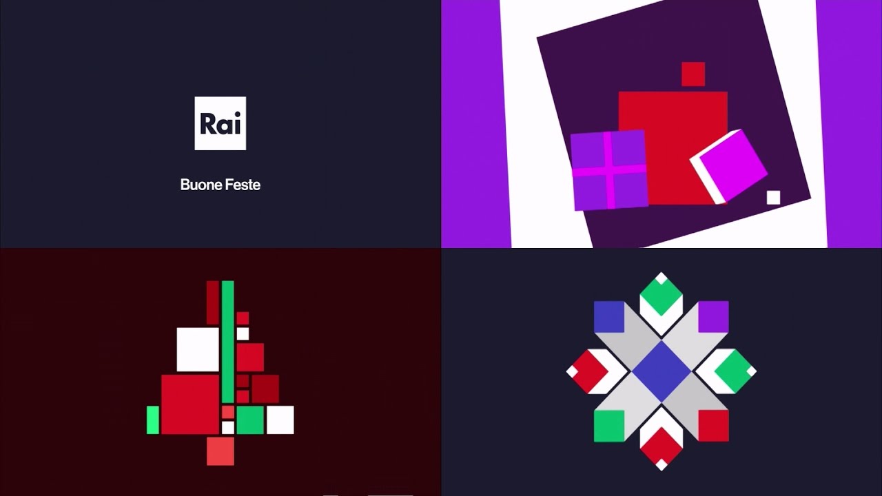 Rai HD - Bumper Natale 2016/2017 - Raccolta completa