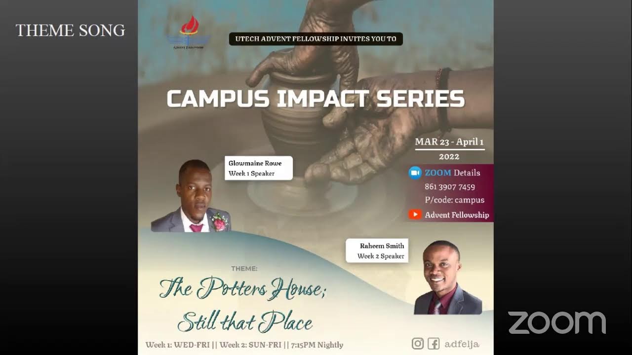UTECH Campus Impact Series || Wet Floor! Don't Run! || March 23, 2022