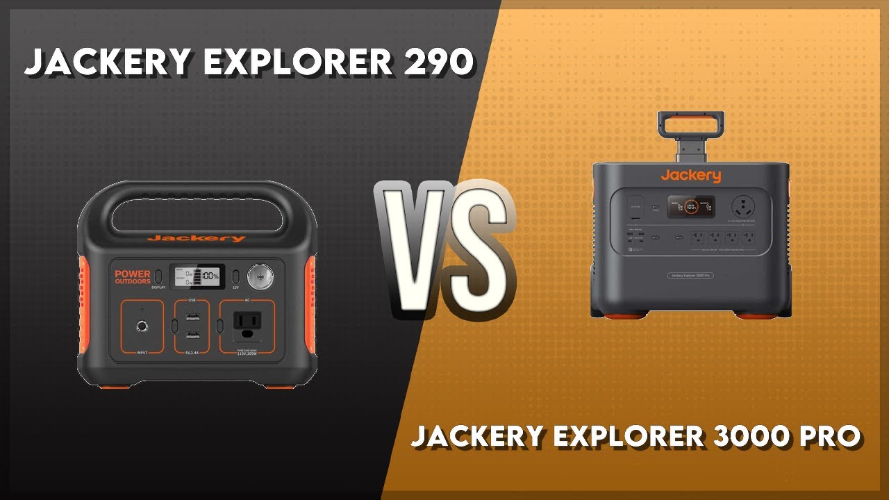 Jackery Explorer 290 vs Jackery Explorer 3000 Pro Technical Comparison