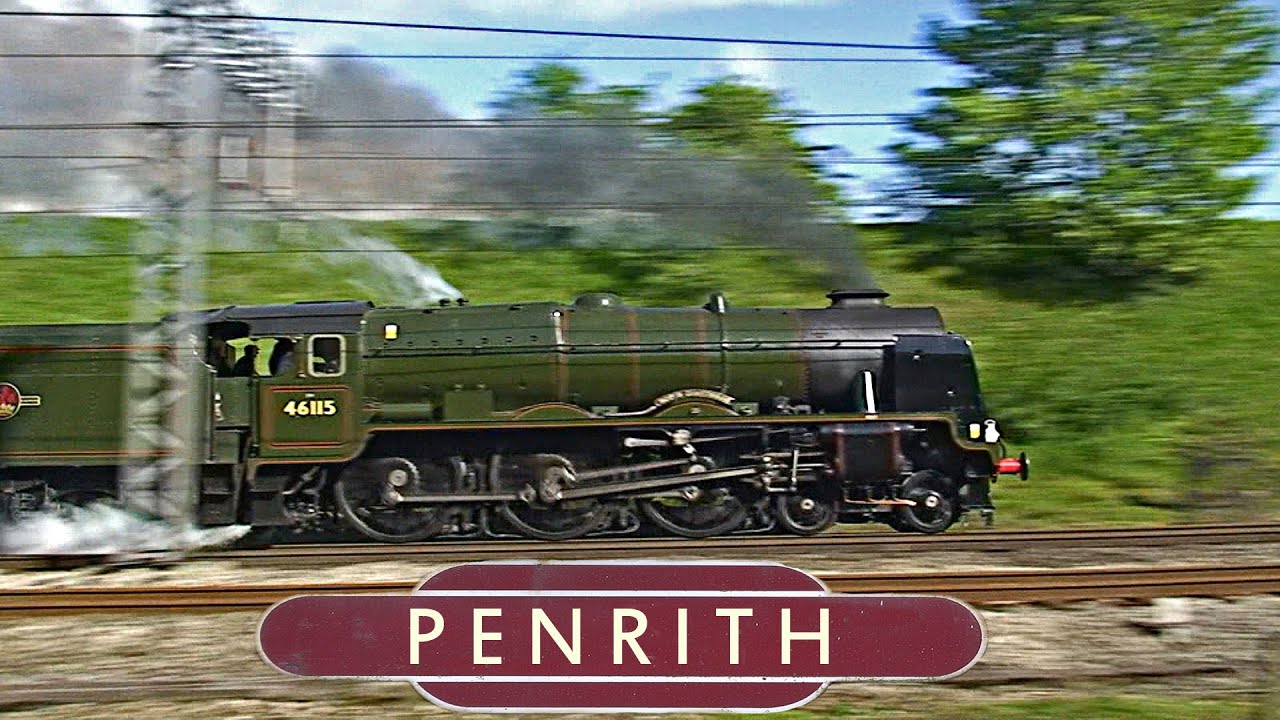 Steam Trains at Speed Through Penrith