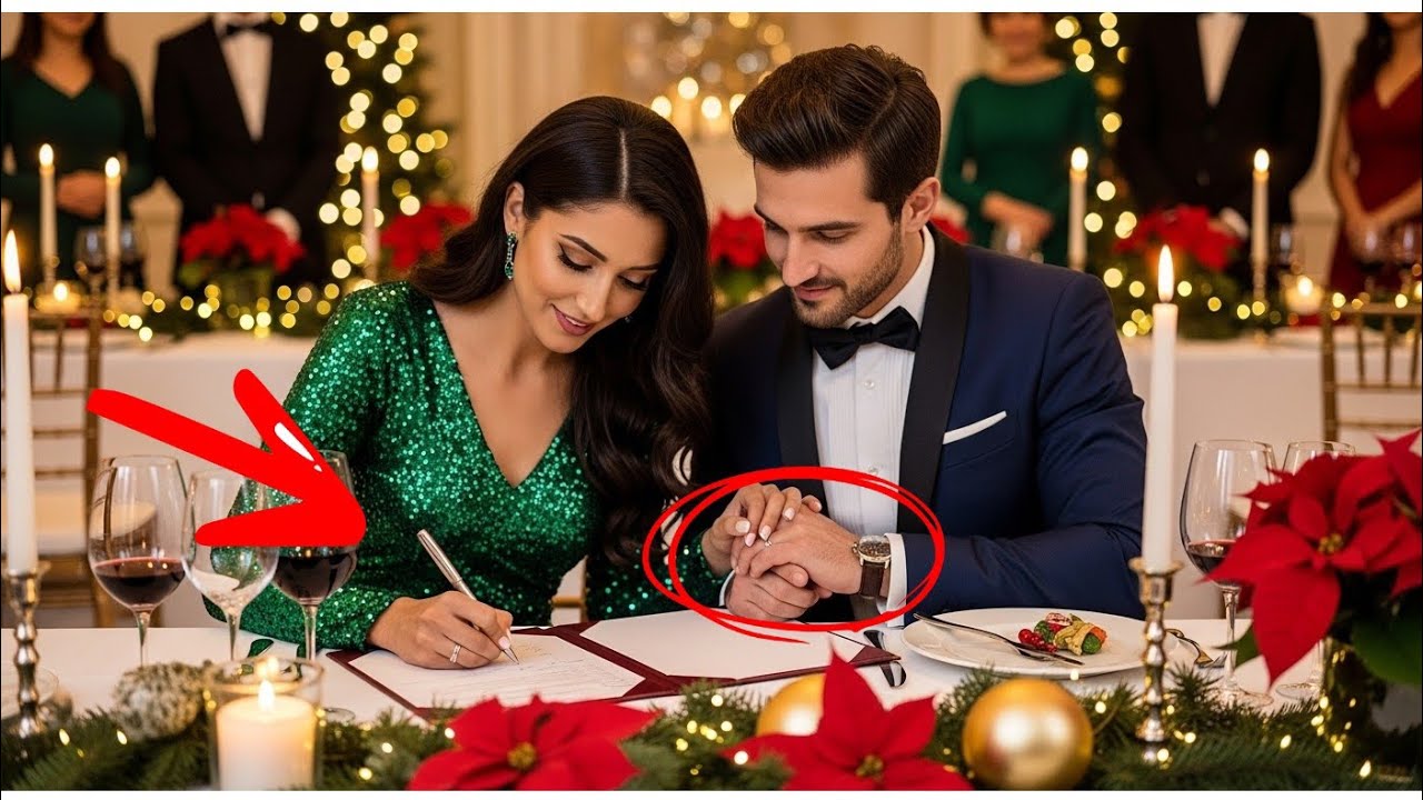 En Lágrimas, Firma El Divorcio En La Fiesta De Navidad — Sin Saber Que Es Del Millonario.