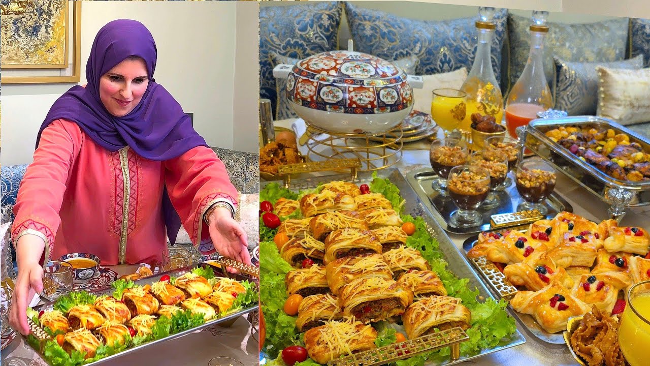 رابع فطور من رمضانك كله بنةولذة  مع حليمة بين الحلو والمالح كلشي اقتصادي دجاج خطير تحلية عجيبة شوربة