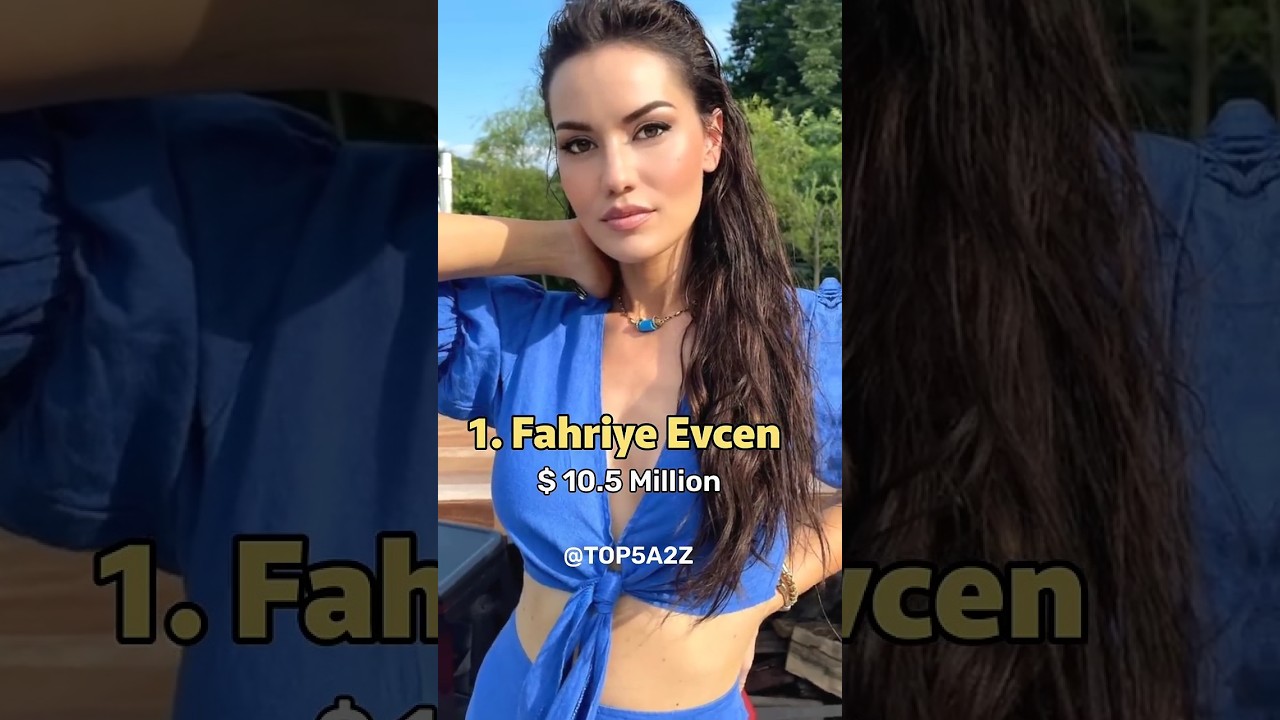 Top 10 Richest Female Turkish Actress. #shorts